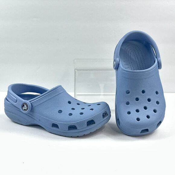 Crocs Classic Clog Shoes Womens Size 6 Mens 4 Light Blue Slip On Comfort - Picture 1 of 11